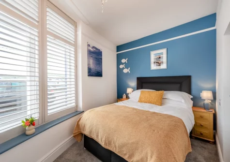 Bedroom #1 at Quayside Corner, Appledore