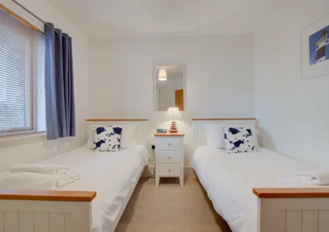 Bedroom #2 at Quayside, Porthleven