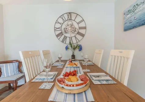 The dining area at Queens Retreat, Westward Ho!