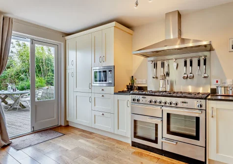 The kitchen at Quintin Cottage, Landkey
