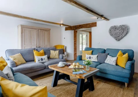 The living room at Rack Hays, Payhembury