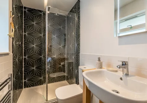 Bedroom #1 en-suite shower room at Randalls, Braunton
