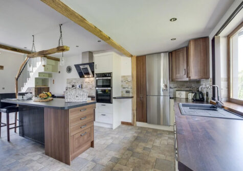 The kitchen at Rattery Lodge, Rattery