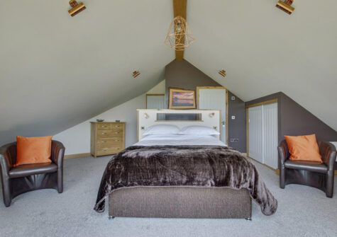 Bedroom #1 at Rattery Lodge, Rattery
