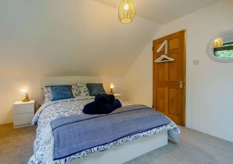 Bedroom #1 at Red River Cabin, Camborne