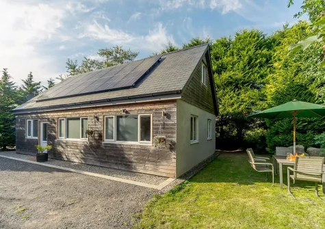 Outside Red River Cabin, Camborne
