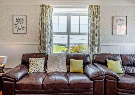 The living room at Redland House, Instow