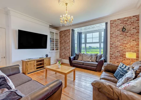 The living room at Redland House, Instow