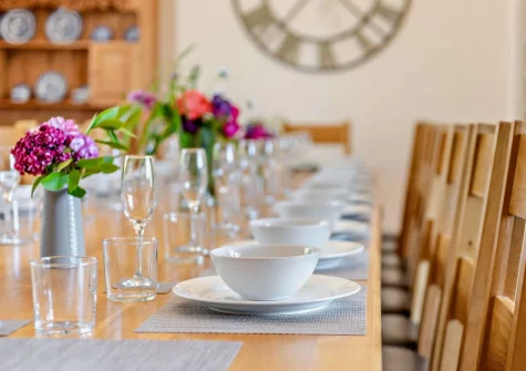 The dining room at Redland House, Instow