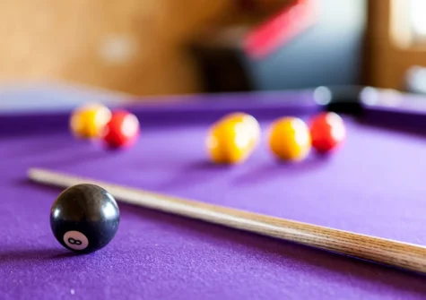 The games room at Redland House, Instow
