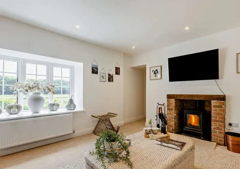 The living room at Ridd Cottage, Weare Giffard