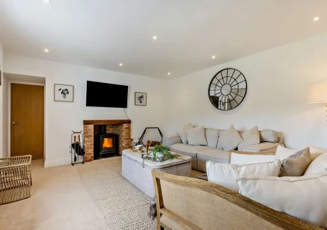 The living room at Ridd Cottage, Weare Giffard