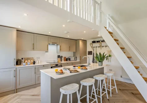 The kitchen at Ridd Cottage, Weare Giffard