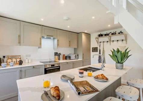 The kitchen at Ridd Cottage, Weare Giffard
