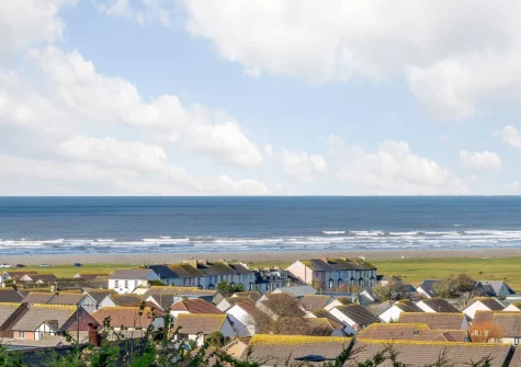 The view from bedroom #1 at Ridge View Apartment, Westward Ho!