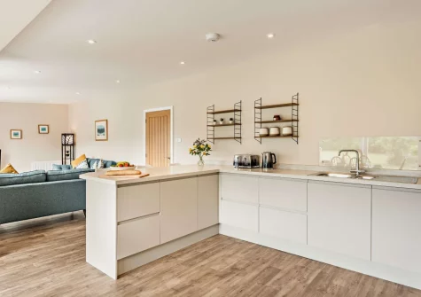 The kitchen at Ridgeway, Westward Ho!