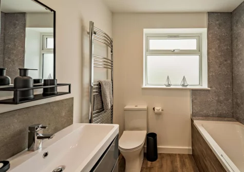 The bathroom at Ridgeway, Westward Ho!