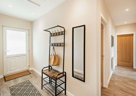 The entrance hallway at Ridgeway, Westward Ho!