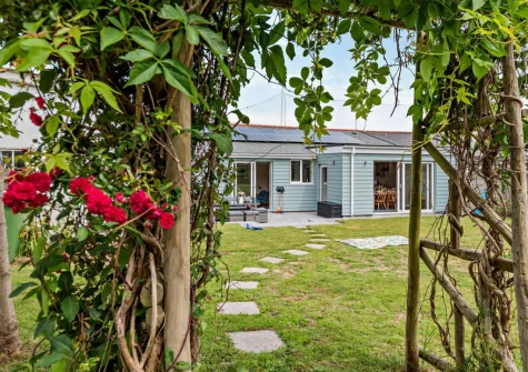The enclosed garden at Ridgeway, Westward Ho!