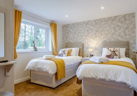 Bedroom #4 at Riverbank House, Relubbus