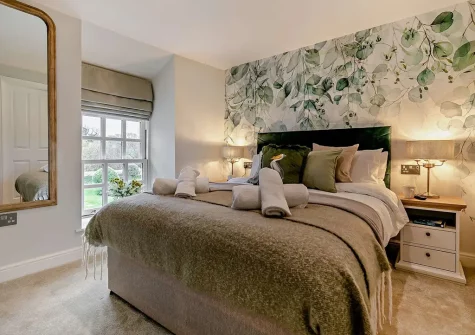 Bedroom #1 at Riverbank Rose, Relubbus