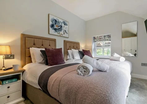 Bedroom #3 at Riverbank Rose, Relubbus