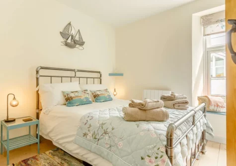 Bedroom #1 at Rivers Brink, Boscastle