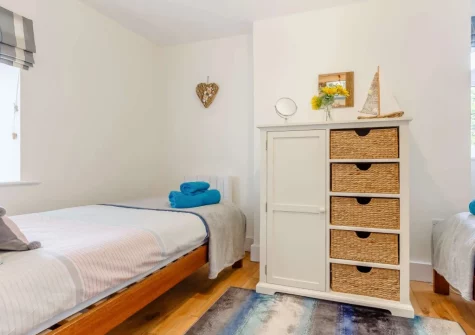 Bedroom #2 at Rivers Brink, Boscastle