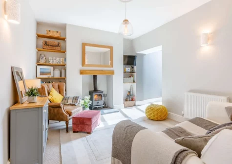 The cozy snug at Rivers Meet, Instow