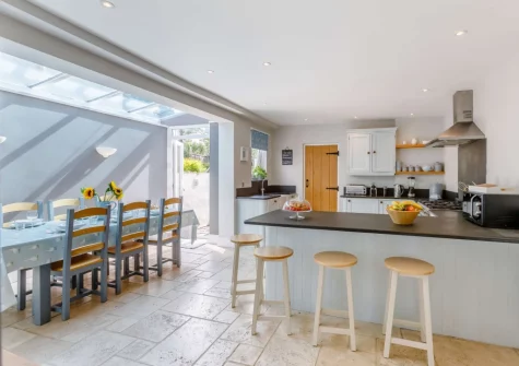 The kitchen & dining area at Rivers Meet, Instow