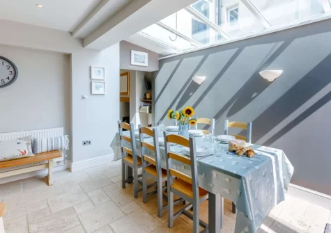The dining area at Rivers Meet, Instow