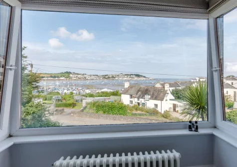 The view from bedroom #1 at Rivers Meet, Instow