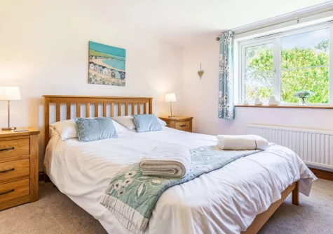 The bedroom at Riverside, Marazion
