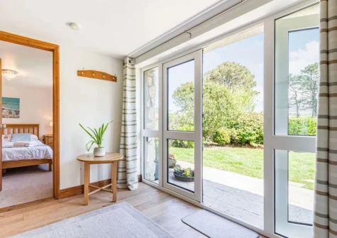 The entrance hallway at Riverside, Marazion