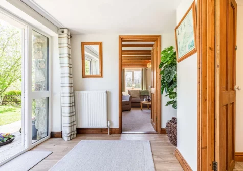 The entrance hallway at Riverside, Marazion