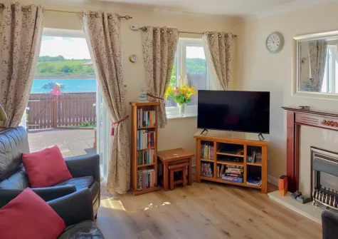 The living area at Riverside Mews, Bideford