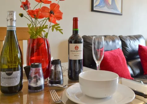 The dining area at Riverside Mews, Bideford