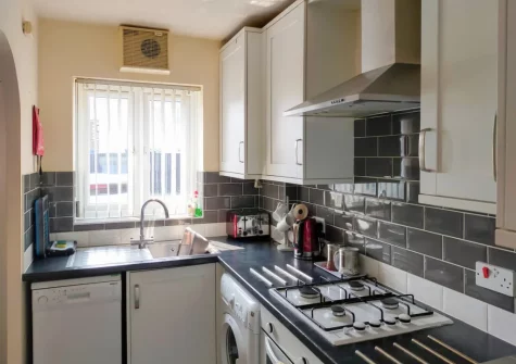 The kitchen at Riverside Mews, Bideford