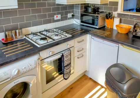 The kitchen at Riverside Mews, Bideford