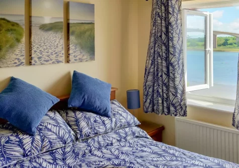 Bedroom #1 at Riverside Mews, Bideford