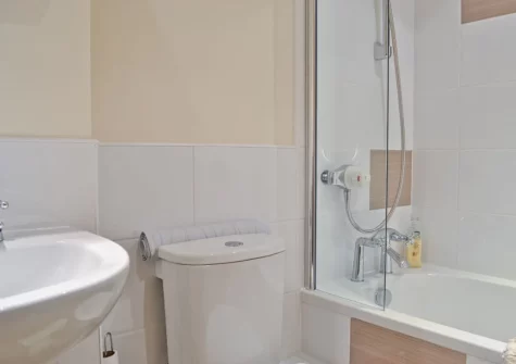 The bathroom at Riverside Mews, Bideford