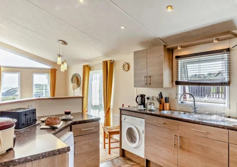 The kitchen at Riviera Bay, Brixham