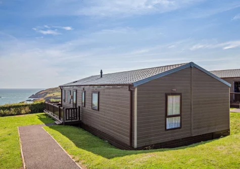 Riviera Bay has stunning sea views and direct access to coastal path & beach at St Mary's Bay