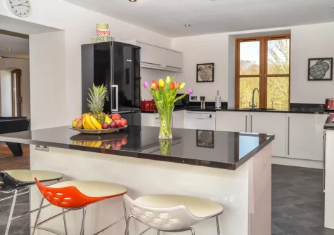 The kitchen at Rock Barn, South Tawton