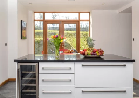 The kitchen at Rock Barn, South Tawton