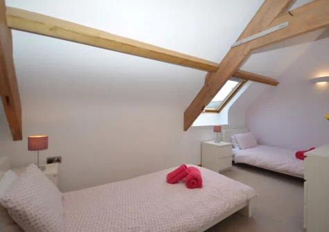 Bedroom #3 at Rock Barn, South Tawton