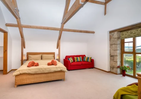 Bedroom #5 at Rock Barn, South Tawton