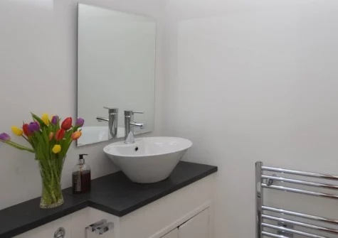 Bedroom #5 en-suite shower room at Rock Barn, South Tawton