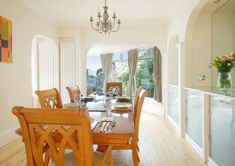 The dining area @ Rock House, Torquay
