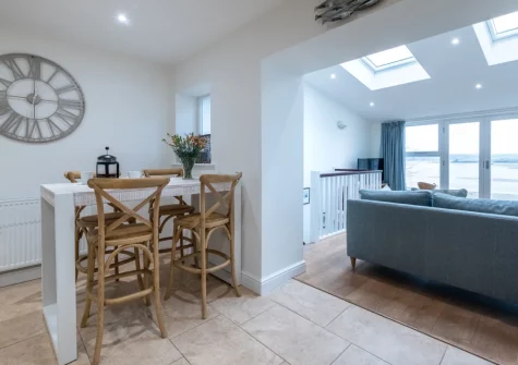 The kitchen at Rock Rose Cottage, Appledore